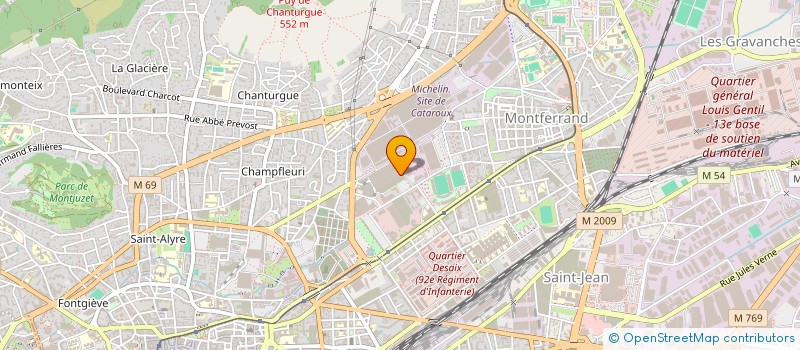 localisation de l'entreprise FRANK - GENTES INDIVISION  CLERMONT-FERRAND