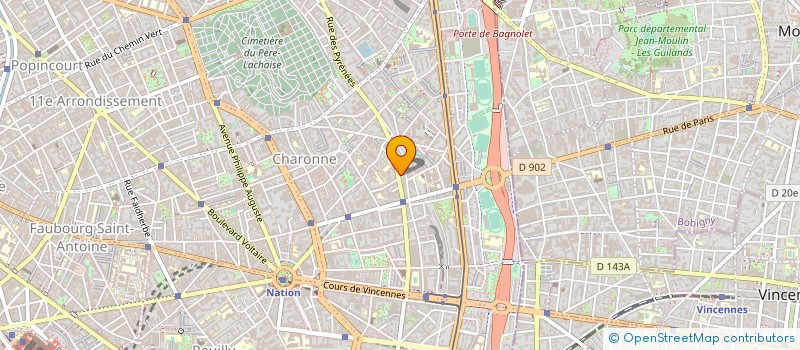 localisation de l'entreprise FRANK IMMOBILIER SFI à PARIS