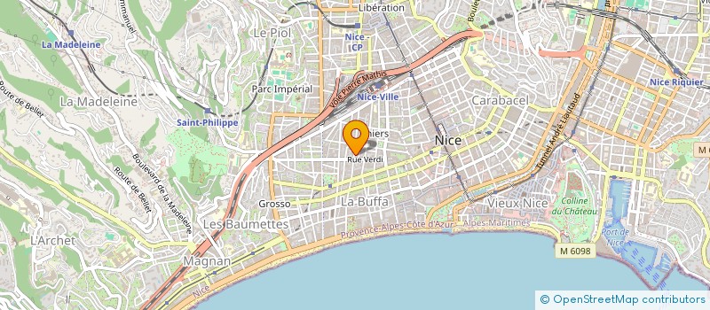 localisation de l'entreprise FRANK MAK à NICE
