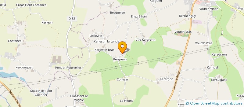 localisation de l'entreprise FRANK MENELLA à PLABENNEC
