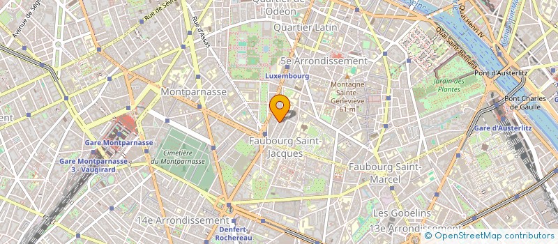 localisation de l'entreprise FRANK MORGAN à PARIS