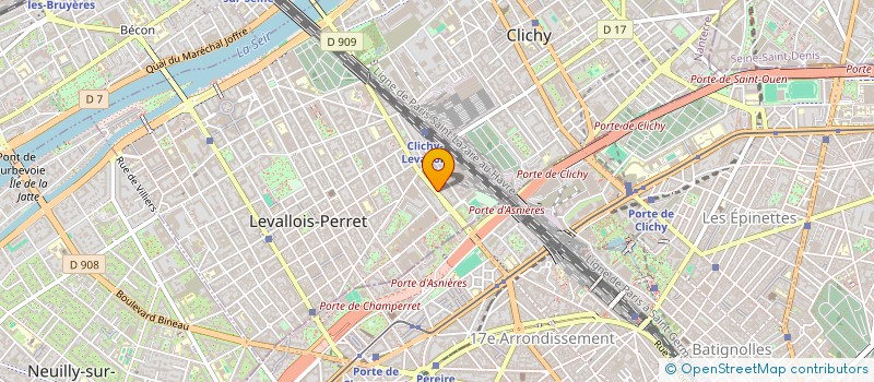localisation de l'entreprise FRANK OPTIC ET AUDITION à LEVALLOIS-PERRET