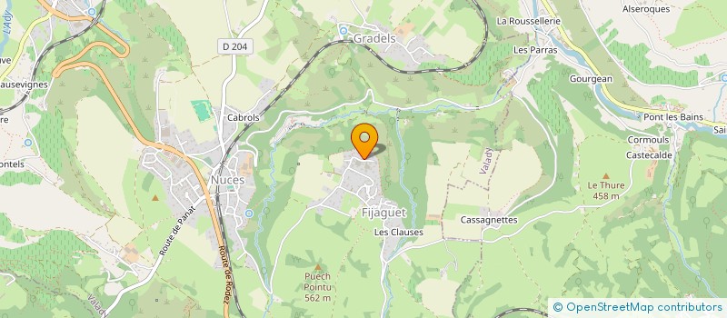 localisation de l'entreprise FRANK SANTANA  VALADY