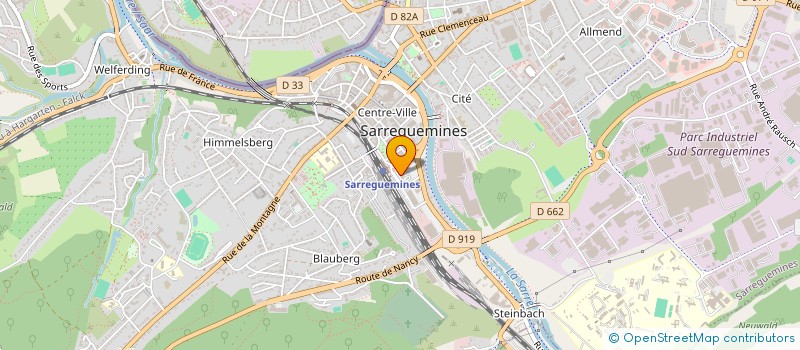 localisation de l'entreprise FRANK STOCKER SARL  SARREGUEMINES