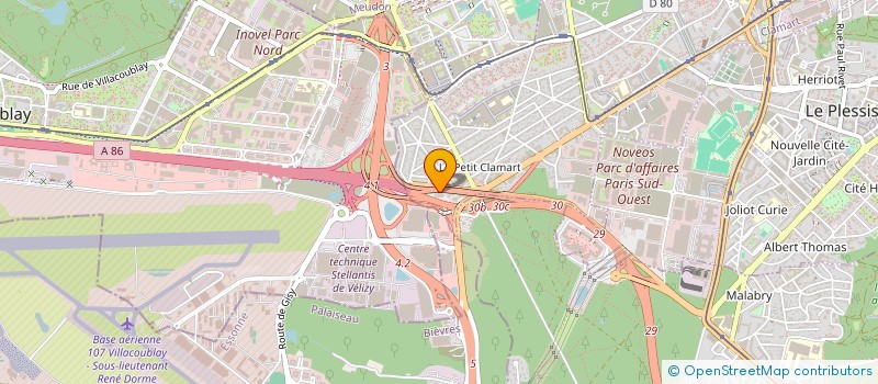 localisation de l'entreprise FRANKA à CLAMART