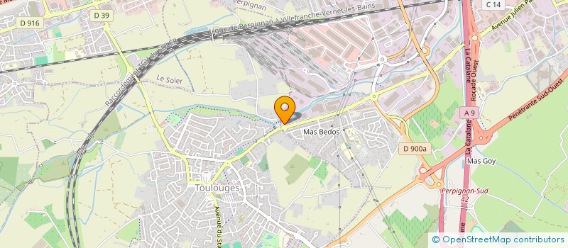 localisation de l'entreprise FRANKAL  PERPIGNAN