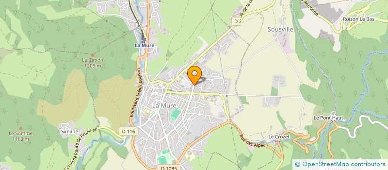 localisation de l'entreprise FRANKAMICK à LA MURE