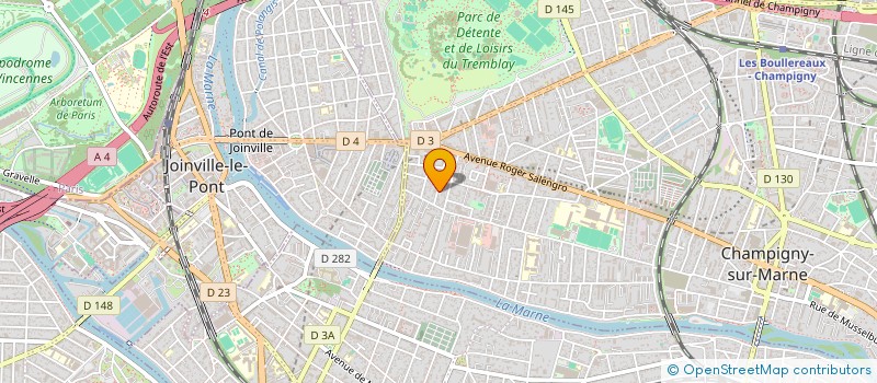 localisation de l'entreprise FRANKE CONSEIL à CHAMPIGNY-SUR-MARNE