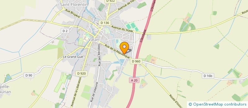 localisation de l'entreprise FRANKEL à VATAN