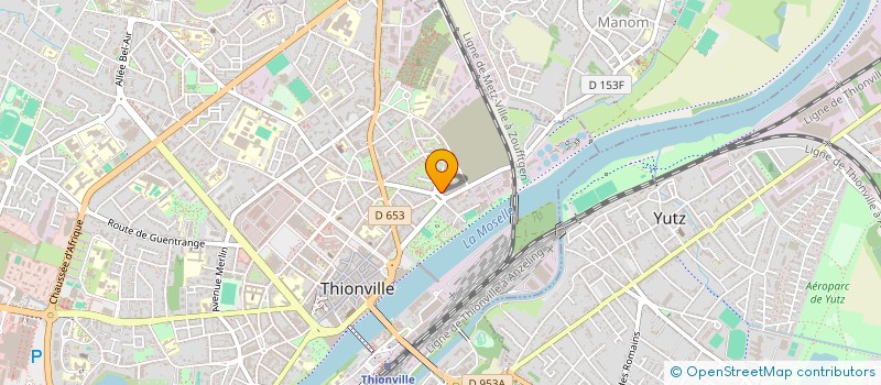 localisation de l'entreprise FRANKEL  THIONVILLE