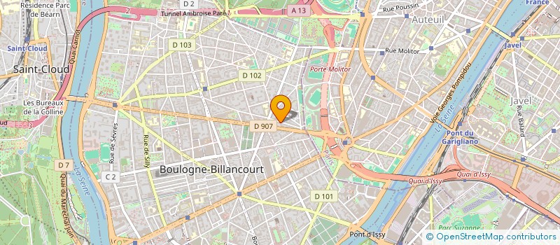 localisation de l'entreprise FRANKENBURG à BOULOGNE-BILLANCOURT
