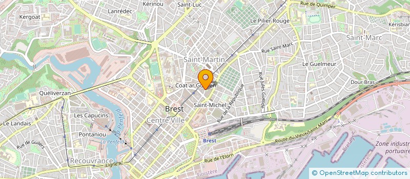 localisation de l'entreprise FRANKIZ BREIZH à BREST