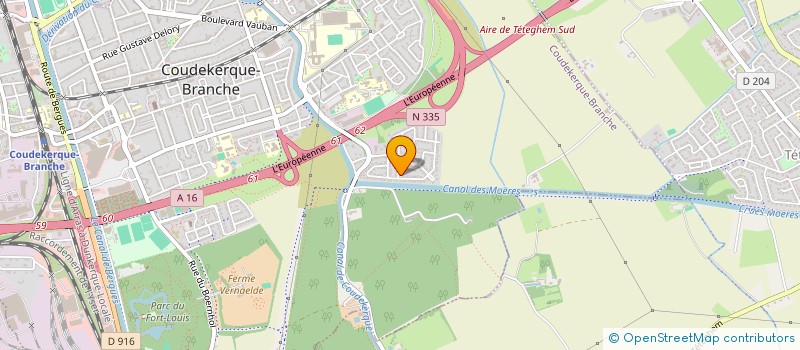 localisation de l'entreprise FRANKLIN  COUDEKERQUE-BRANCHE