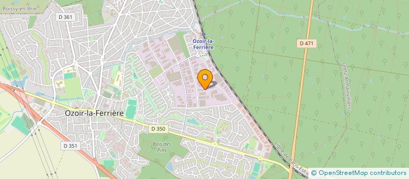 localisation de l'entreprise FRANKLIN ENERGIE à OZOIR-LA-FERRIERE