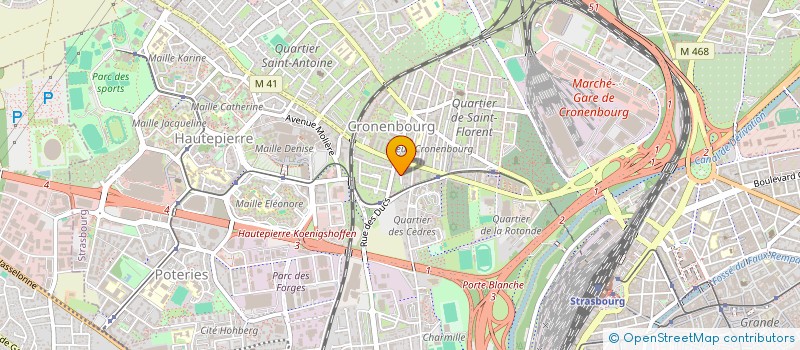 localisation de l'entreprise FRANKLIN FILS à STRASBOURG