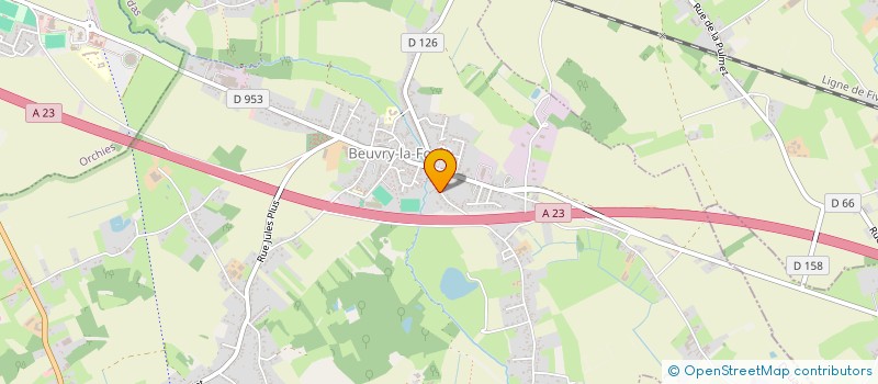 localisation de l'entreprise FRANKLINUS  BEUVRY-LA-FORET