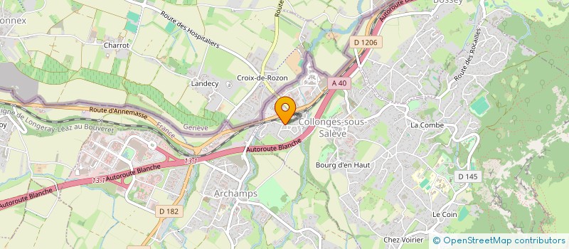 localisation de l'entreprise FRANKOS PRO à ANNEMASSE