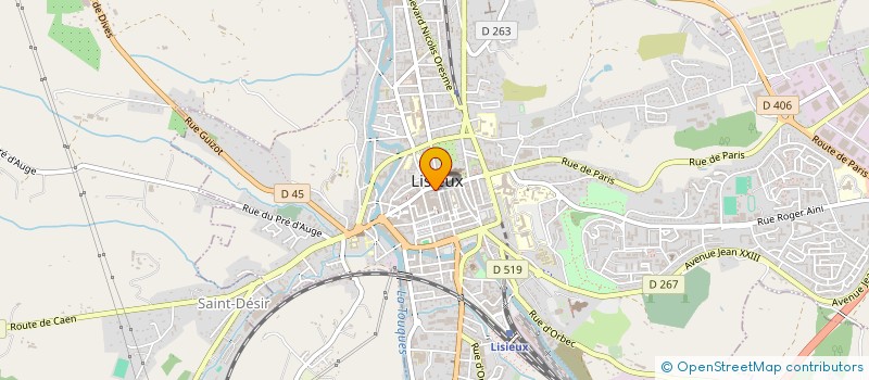 localisation de l'entreprise FRANLAU IMMO à LISIEUX