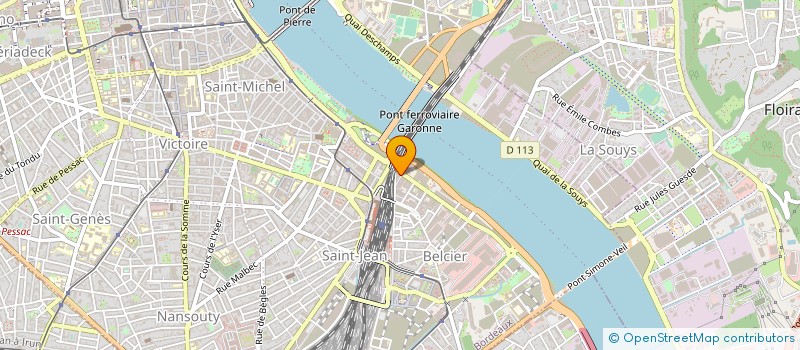 localisation de l'entreprise FRANLAUR à BORDEAUX
