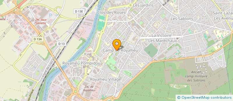 localisation de l'entreprise FRANLIB à COMPIEGNE