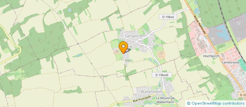localisation de l'entreprise FRANLILA  GEISPITZEN