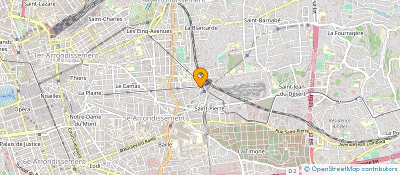 localisation de l'entreprise FRANLIP à MARSEILLE