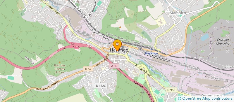 localisation de l'entreprise FRANLISE  HAYANGE
