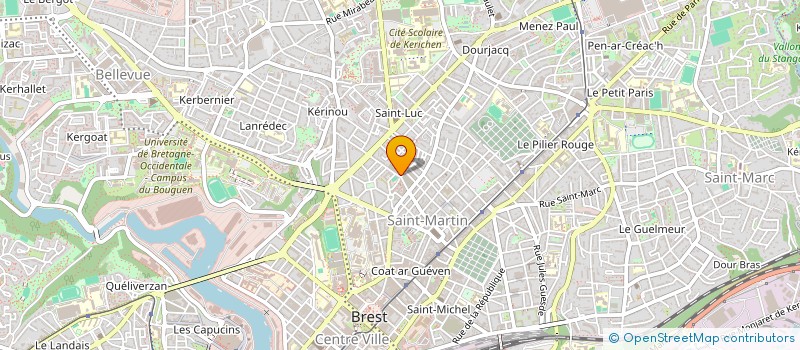 localisation de l'entreprise FRANLYNIE à BREST