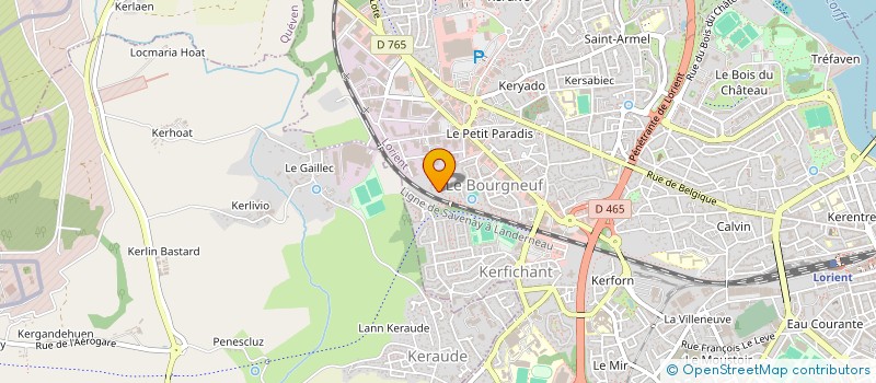 localisation de l'entreprise FRANMADA  LORIENT