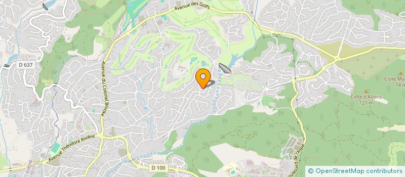 localisation de l'entreprise FRANMAK IMMO  SAINT-RAPHAEL