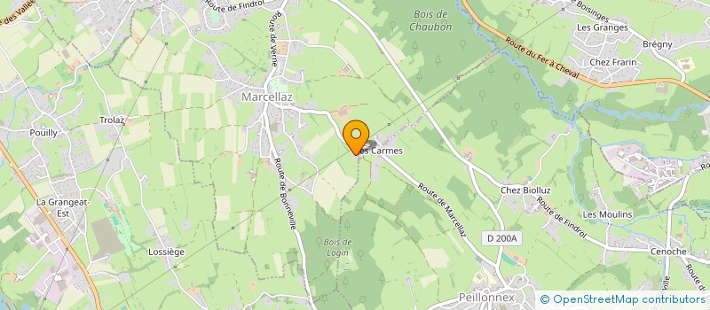 localisation de l'entreprise FRANMELI  MARCELLAZ