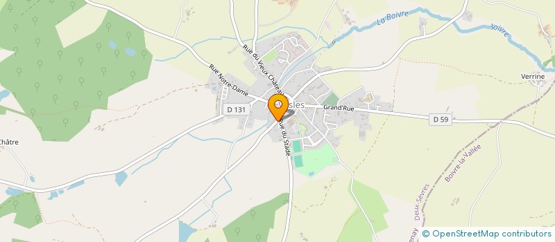 localisation de l'entreprise FRANMI  VASLES