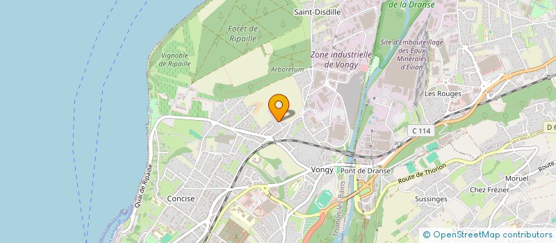 localisation de l'entreprise FRANMIDABLE à THONON-LES-BAINS