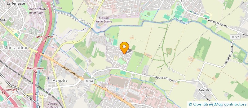 localisation de l'entreprise FRANNIE  SAINT-ORENS-DE-GAMEVILLE