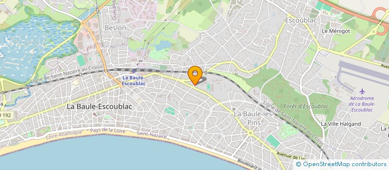 localisation de l'entreprise FRANNIPA  LA BAULE-ESCOUBLAC