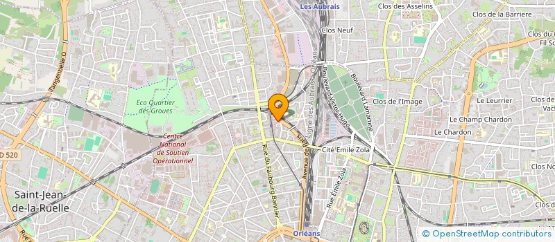 localisation de l'entreprise FRANOL SERVICES à ORLEANS