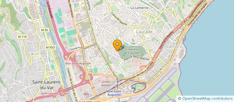 localisation de l'entreprise FRANOR à NICE