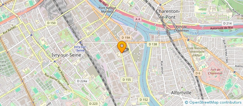 localisation de l'entreprise FRANOR LOCATION  IVRY-SUR-SEINE