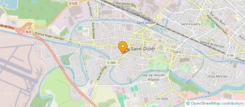 localisation de l'entreprise FRANOUX KELLER DEVELOPPEMENT FINANCES à SAINT-DIZIER