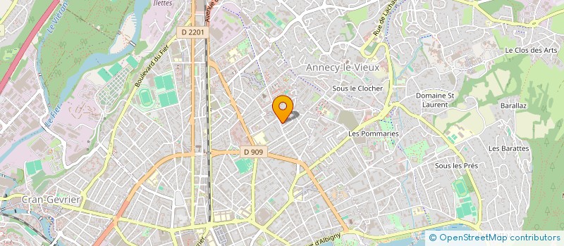 localisation de l'entreprise FRANPAIN à ANNECY