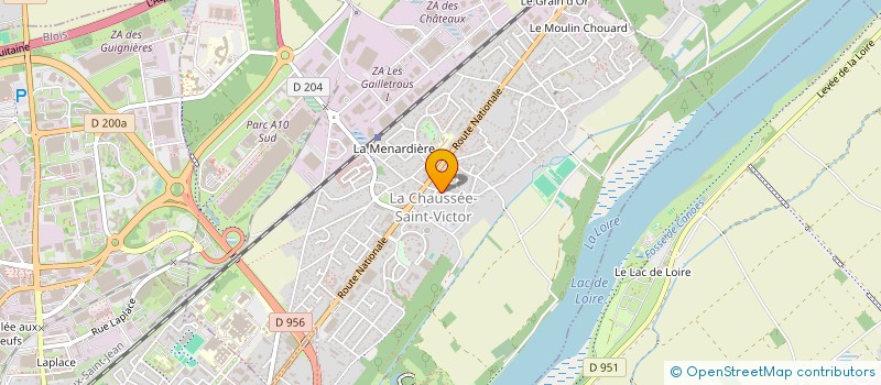 localisation de l'entreprise FRANPAIX  LA CHAUSSEE-SAINT-VICTOR