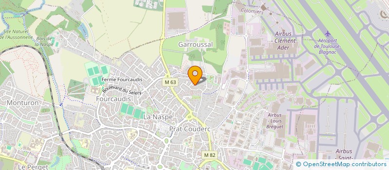 localisation de l'entreprise FRANPAT à COLOMIERS