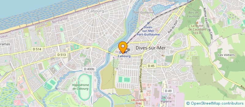 localisation de l'entreprise FRANPIERRE à DIVES-SUR-MER