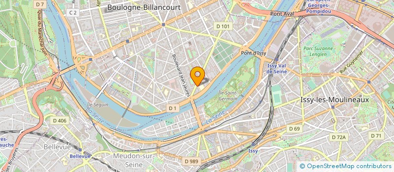 localisation de l'entreprise FRANPO INTERNATIONAL à BOULOGNE-BILLANCOURT