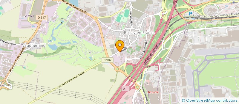localisation de l'entreprise FRANQUET à ROISSY-EN-FRANCE