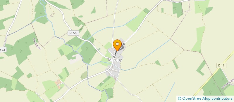 localisation de l'entreprise FRANQUET LAURENT CGF  MARGNY