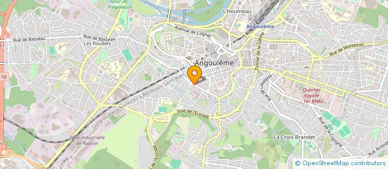 localisation de l'entreprise FRANQUETTE  ANGOULEME