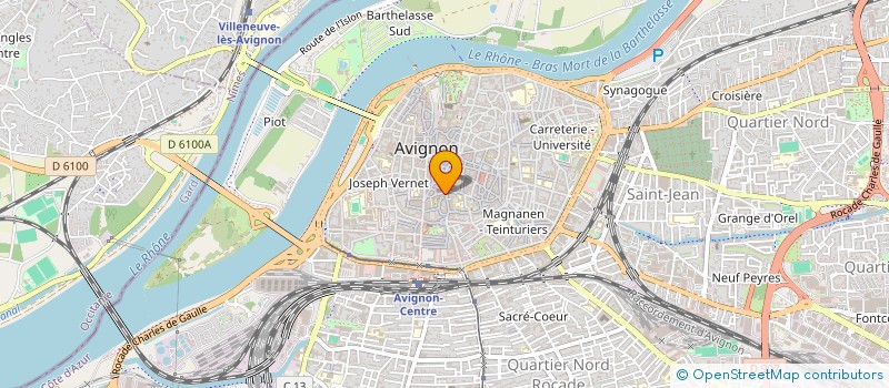 localisation de l'entreprise FRANRI  AVIGNON