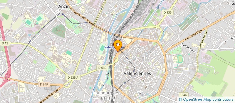 localisation de l'entreprise FRANS BELUX EXPORT  ANZIN