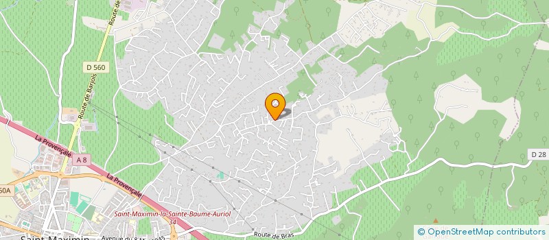 localisation de l'entreprise FRANS CONSULTING à SAINT-MAXIMIN-LA-SAINTE-BAUME